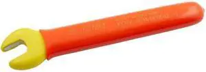 GRAY TOOLS MEBO12-I 1000V Insulated Open End Wrench, 12mm, 1000V Insulated