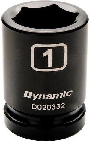 DYNAMIC D020332 3/4" Drive Standard Socket, Black Phosphate, Tools 3/4" Drive 6
