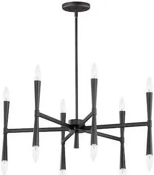 MAXIM LIGHTING 24626BK Rome 12-Light Chandelier