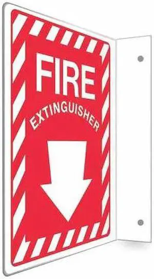 CONDOR 480X39 High Visibility Safety Sign,9" W,12" H