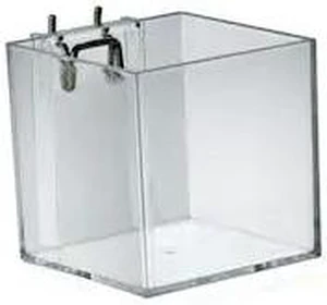 AZAR DISPLAYS 256105 4" Cube Bin for Pegboard or Slatwall, PK4 AZAR DISPLAYS 256105 4" Cube Bin for Pegboard or Slatwall, PK4