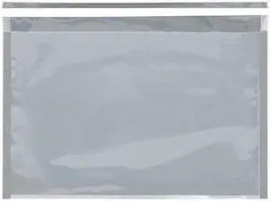 PARTNERS BRAND GCV0912 Glamour Mailers, 9 1/2" x 12 3/4", Translucent Silver,