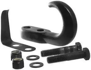 CURT 22411 Tow Hook w/Hardware,10,000 lb., Black,