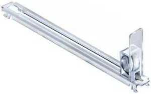 AZAR DISPLAYS 225901 Spring-Loaded Pusher Track, PK50 AZAR DISPLAYS 225901 Spring-Loaded Pusher Track, PK50
