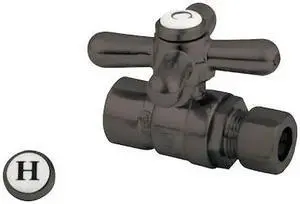 VINTAGE CC43255X CC43255X 1/2" Sweat 3/8" OD Straight Stop Cross Handle