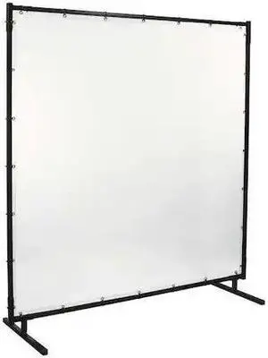 STEINER 539HD-6X8 Welding Screen, Transparent Vinyl, 8 ft W., 6 ft H., 13 oz/sq
