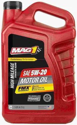 MAG 1 MAG66734 Engine Oil, Hi Mileage, 5W-20, 5 Qt.