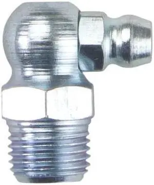 WESTWARD 52NZ59 Grease Fitting,90 Deg.,Stl,27/32" L,PK10