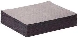 PIG MAT172 Sorbent Pad, 5 gal, 15 in x 20 in, Universal, Gray, Polypropylene