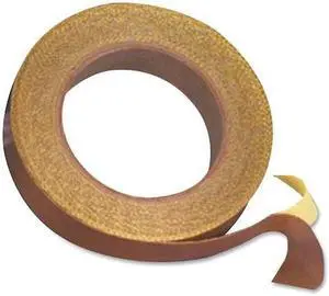 PARTNERS BRAND T965213 PTFE Glass Cloth Tape, 3 Mil, 1" x 18 yds., Brown, 1/Case