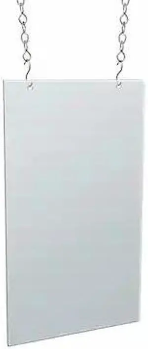 AZAR DISPLAYS 172707 8.5"W x 14"H Hanging Poster Frame, PK4