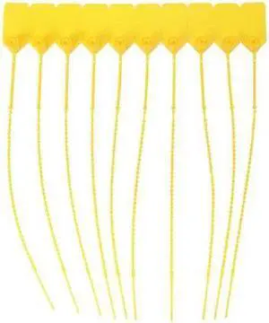 BRADY 95155 Pull Tight Seal,Plastic,Yellow,PK100