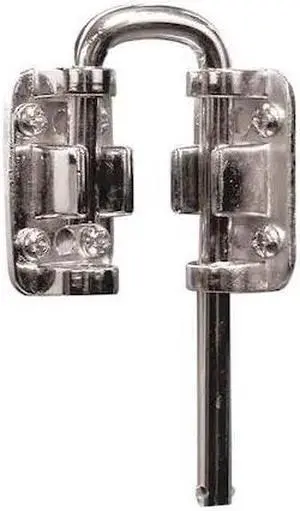 PRIMELINE TOOLS U 9846 Door Lock,Loop Lock,Nickel Plated