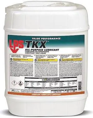 LPS 02005 Lubricant, 5 gal., Pail, Mineral Oil, Green