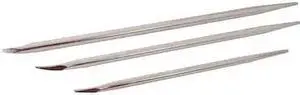 GRAY TOOLS C673 3 Piece Pinch Bar Set, Nickel Plate Finish