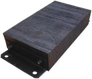 ZORO SELECT 26W576 Dock Bumper,12x4-1/2x26 In.,Rubber
