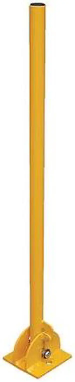 ZORO SELECT BOL-FD-36-Y Flexible Bollard,Fold Down,1-3/4",Yellow