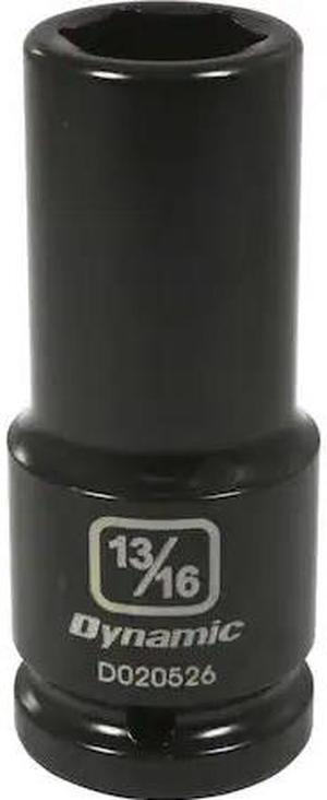 DYNAMIC D020526 3/4" Drive Deep Socket, Black Phosphate, Tools 3/4" Drive 6