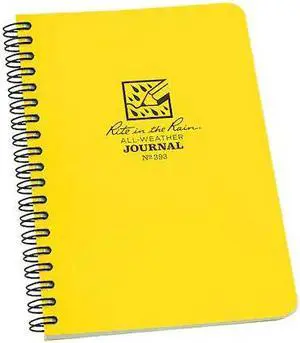RITE IN THE RAIN 393 All Weather Notebook,Side Spiral,Journal