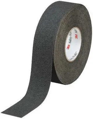 3M 310-1X60 Anti-Slip Tape, Synthetic Rubber, Non-Abrasive, 45 mil Thickness, 1
