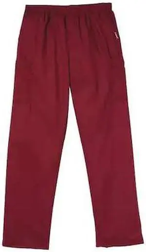 LANDAU 8555RWPXLRG Scrub Cargo Pants,XL,Wine,Mens