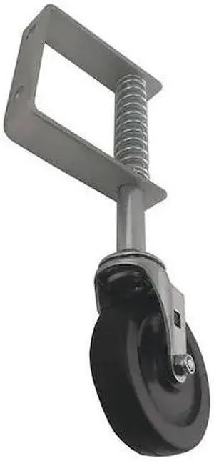 ZORO SELECT 32J778 Gate Caster,Rubber,3 in.,100 lb.