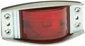 GROTE 45172 Clearance/Marker Lamp,Narrow Rail,Red