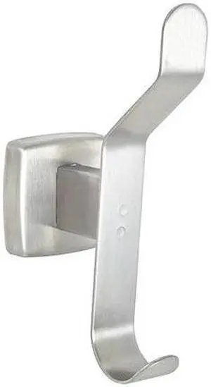 ZORO SELECT 4WMK9 Hat & Coat Hook,2 Hook,2In D,Satin