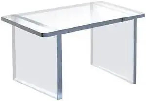 AZAR DISPLAYS 515368 8"H Clear Acrylic Deluxe Riser Display