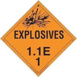 LABELMASTER PSR44 Explosive Class 1.1 E,PK25