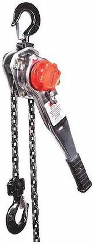 DAYTON 29XP39 Lever Chain Hoist, 3,000 lb Load Capacity, 10 ft Hoist Lift, 1