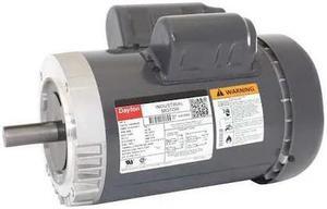 DAYTON 5GD68 Capacitor-Start/Run General Purpose Motor, 2 hp HP, 115/208-230V