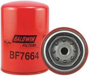 BALDWIN FILTERS BF7664 Fuel Filter,5-3/8 x 3-11/16 x 5-3/8 In