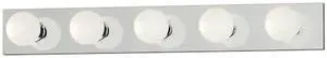 MAXIM 4455PC Essentials 5-Light 30" Wide Polished Chrome Vanity Light