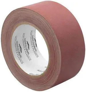 TAPECASE 15D645 Film Tape,Rulon,Rose,1 In. x 18 Yd.