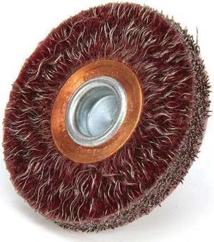 WEILER 96146 Encapsulated Wire Wheel Wire Brush, Stem, 2"