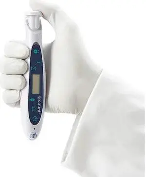 HEATHROW SCIENTIFIC 120000 Colony Counter w/Pen,White/Blue