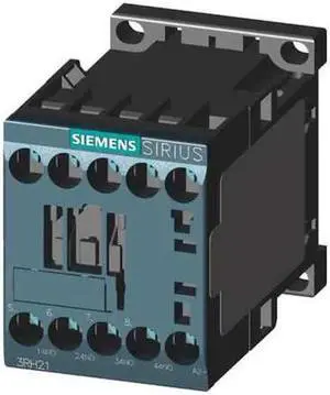 SIEMENS 3RH21401AK60 IEC Control Relay,4NO,120VAC,10A