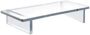 AZAR DISPLAYS 515373 Clear Acrylic 22"W x 3"H 1/2" Thick Riser w/ Bumpers AZAR DISPLAYS 515373 Clear Acrylic 22"W x 3"H 1/2" Thick Riser w/ Bumpers