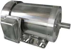 DAYTON 6WY48 Washdown Motor,3 Ph,TEFC,2 HP,3480 rpm