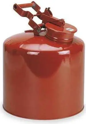 EAGLE MFG 1425 Liquid Disposal Safety Can, Galvanized Steel, 5 gal, Flame