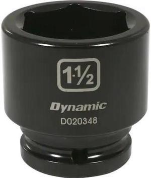 DYNAMIC D020348 3/4" Drive Standard Socket, Black Phosphate, Tools 3/4" Drive 6