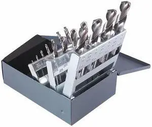 CLEVELAND C70370 15PC NAS907 Type C Heavy-Duty Screw Machine Dril Set Cleveland