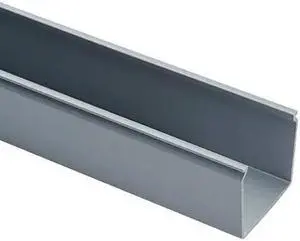 PANDUIT FS3X4LG6NM Base Raceway, FS3 Series, 1 Channel, 3-1/4 in W, 4.10 in H,