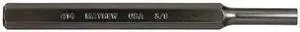 Mayhew Pro Pin Punch,6in L,3/8in Tip,Steel,BO  21105