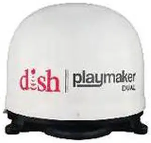 WINEGARD PL-8000R PL8000R Wht Dish Playmaker Dual Portable Satellite RV TV