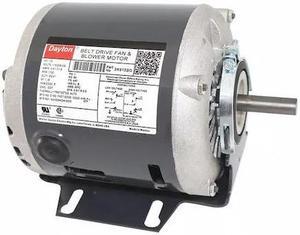 DAYTON 3K613 Split-Phase Belt Drive Motor, 1/6 HP, 48 Frame, 115/208-230V AC