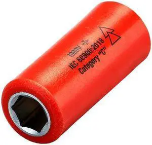 ITL 07210 1/4 in Drive Insulated Socket 23/64 in, 9 mm
