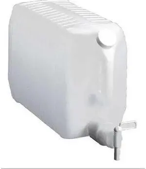 ZORO SELECT 180146 Dispenser with Faucet,2.5G,HDPE,Natural