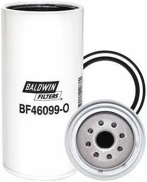 BALDWIN FILTERS BF46099-O Fuel Filter,8-19/32" H x 8-19/32" L